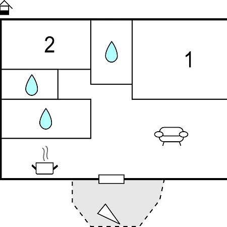 Apartmán Amazing In W/ Wifi And 2 Bedrooms Kehidakustány